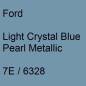 Preview: Ford, Light Crystal Blue Pearl Metallic, 7E / 6328.